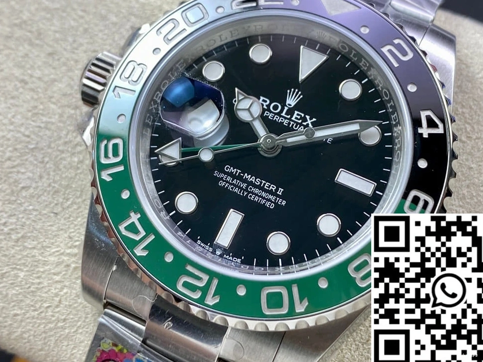 Clean M126720VTNR-0001 Black Dial Master II GMT Factory Rolex 0501